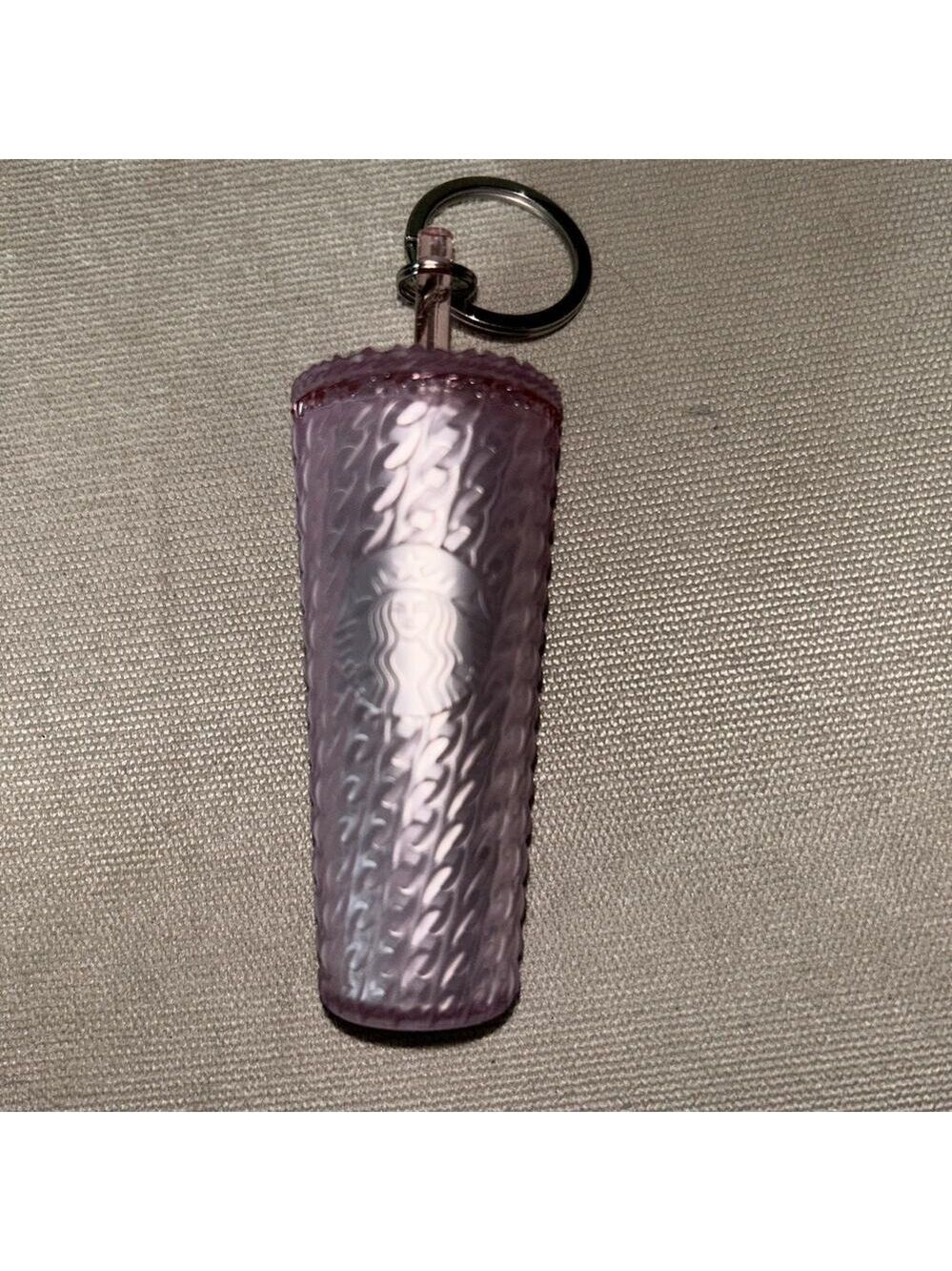 Starbucks Spring 2024 Mini Cold Cup Tumbler Keychain Pink